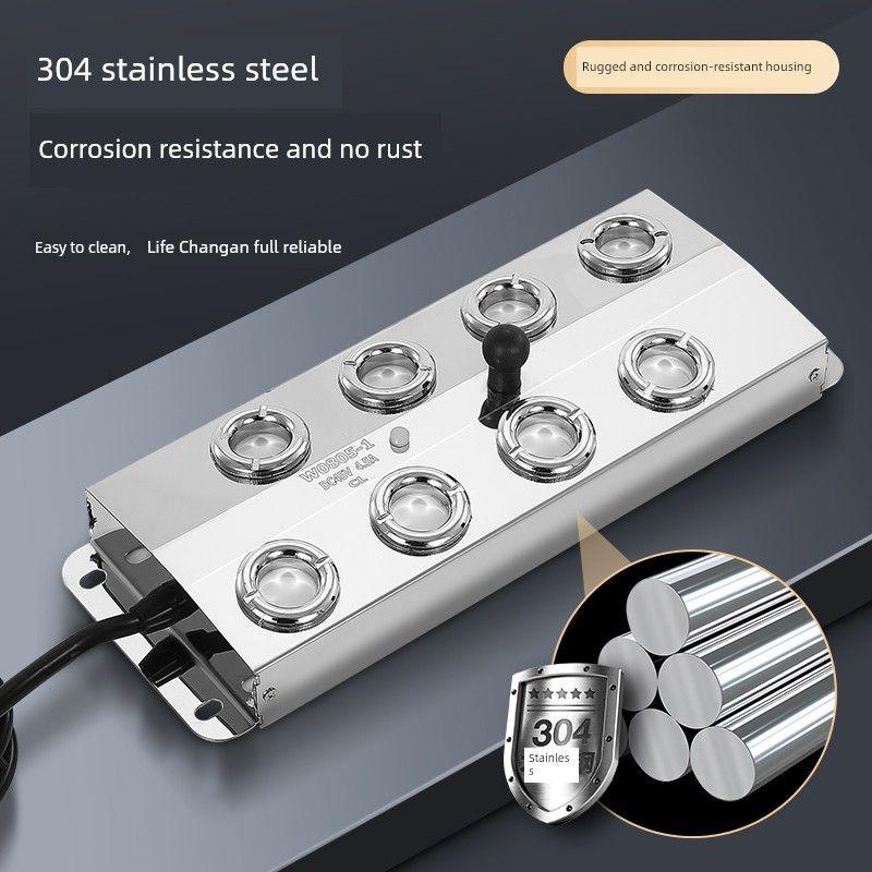 Ultrasonic Atomization Plate Four-Head Six-Head Eight-Head Twelve-Head Pool Sprayer Mist Maker Landscape Rockery Fish Pond