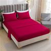 2 People Luxury Double Mattress Protector Soft Comfortable Breathable Solid Color Fitted Bedding Cover No Pillowcases Included