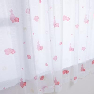 Disney Kráska a zvíře Zvon UV ochrana Těžko viditelné zvenčí Krajkové závěsy Sada 2 ks Šířka 100 x 176cm Délka SB-631-D