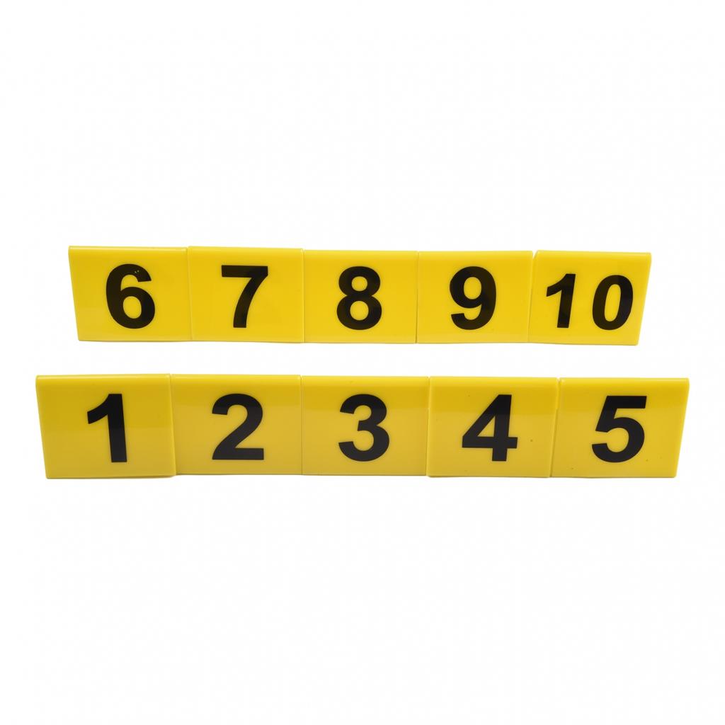 1 - 10 Table Numbering Table Number Acrylic Table Tent Sign