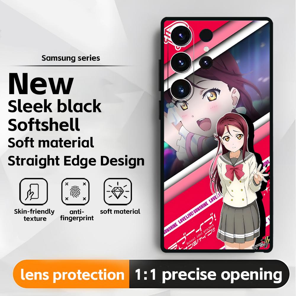 Love Live! School Idol Project  Phone Case For Samsung Galaxy S25 S24 S23 S22 S21 S20 Plus Ultra Note20 Soft Black