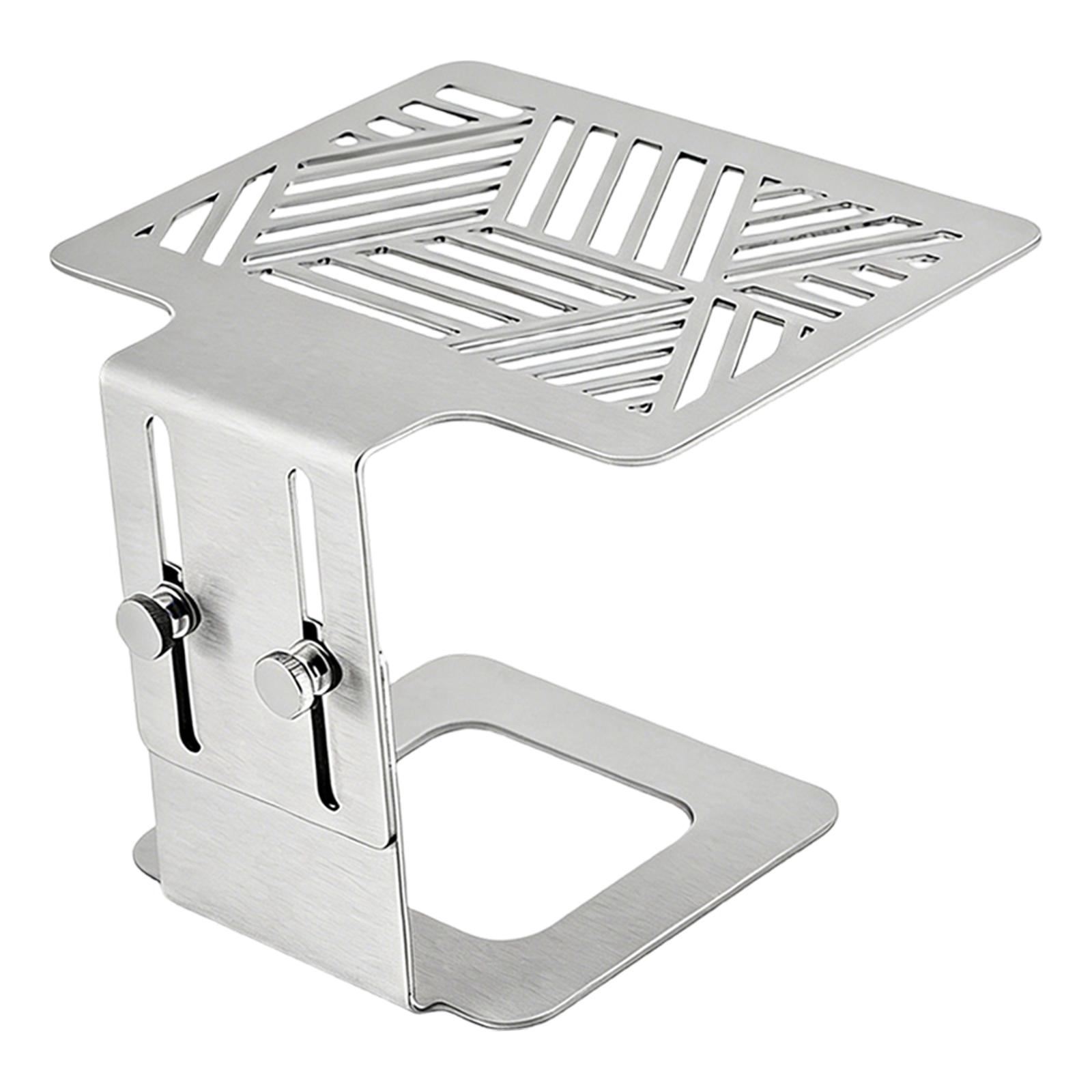

Coffee Scale Stand Accessory Non Slip Protection Rack Sturdy Stainless Steel серебряный