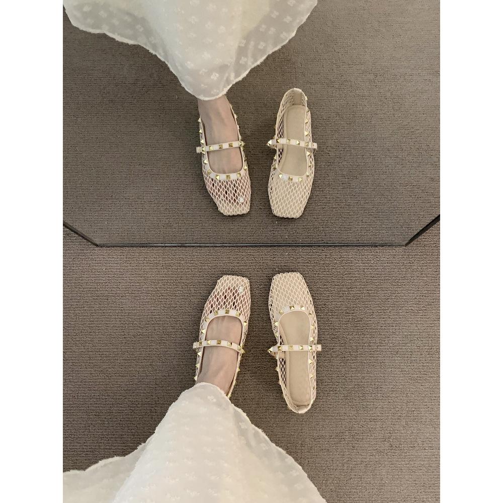 XINZHOU Temperament Gentle Design Sense Commuting Single Shoes Women's Shoes 2025 Chinese New Year with Skirt Evening Grandma Shoes