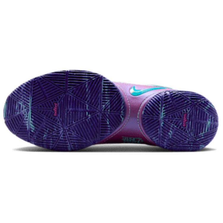 Nike LeBron 22 EP Comfortable Fashion Support Basketball Shoes Unisex Sneaker Purple White Green HV8453-001