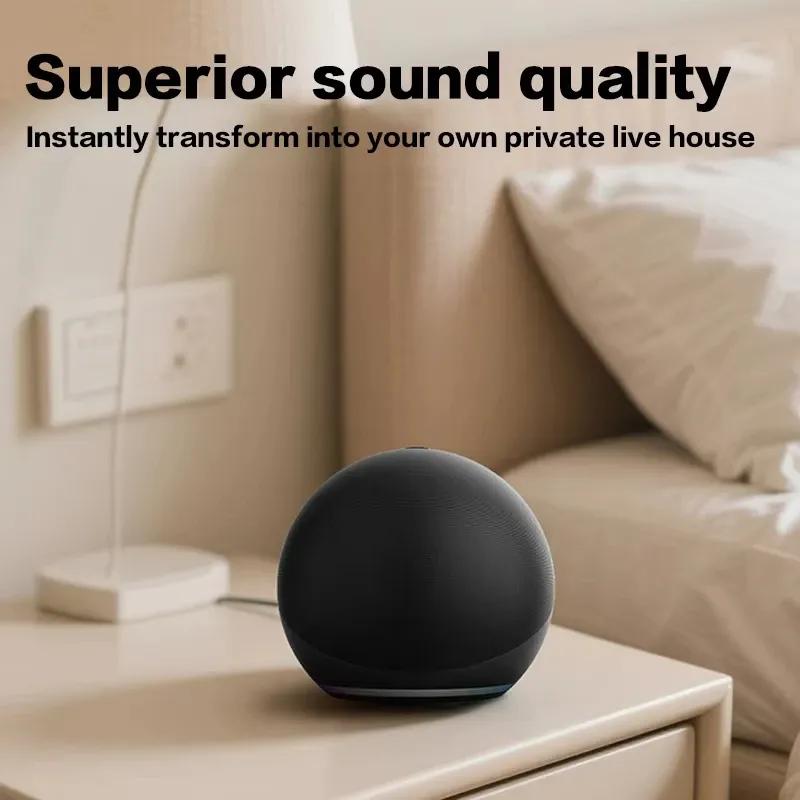 Alaxe Small Bluetooth Speaker Echo Dot 5Th Outdoor Wireless Bluetooth Generation Mini Rgb Speaker Home Subwoofer Spherical