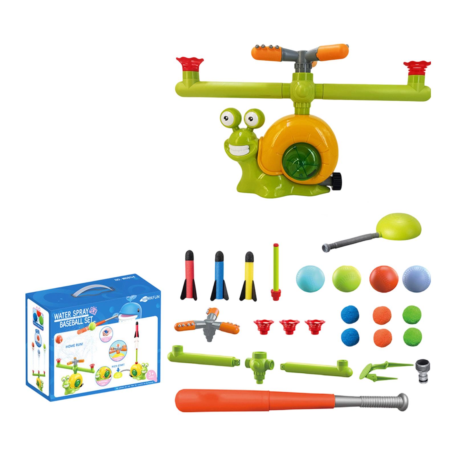 Children s Outdoor Sprinkler: Rotating Automatic Spray Head Yard Water Play Toy One Size