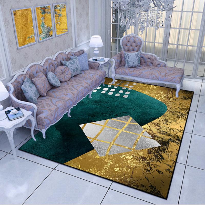 Nordische Abstracte Kunst Vloerkleed Modern Minimalistisch Tapijt voor Woonkamer Slaapkamer Nachtkastje Zacht Antislip Vloermat Huisdecoratie 80x120cm(31x46in)