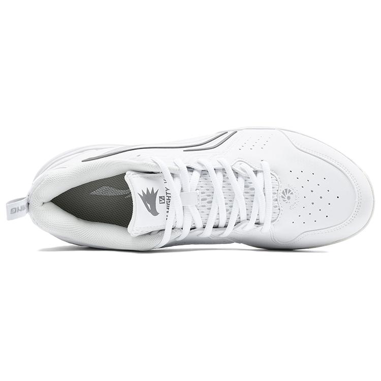 Li Ning Flying Eagle Textile, Synthetic Leather Slip Resistant, Abrasion Resistant, Breathable Low Top Badminton Shoes AYTU001-1