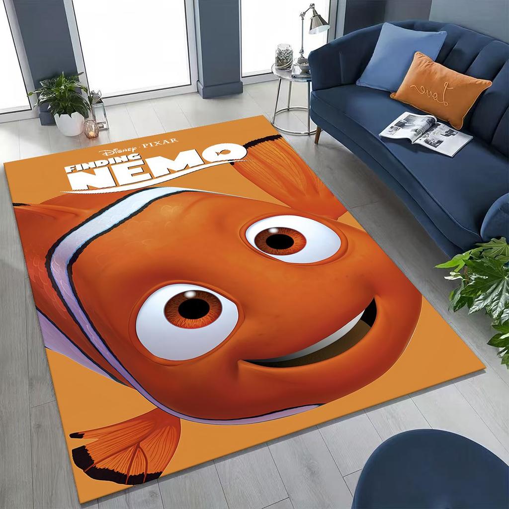3D kreslený koberec Podmořský svět Hledá se Nemo pro ložnici, obývací pokoj, pohovku, dekorace na vchodové dveře domu, velká protiskluzová podlahová rohožka pro děti, dárek