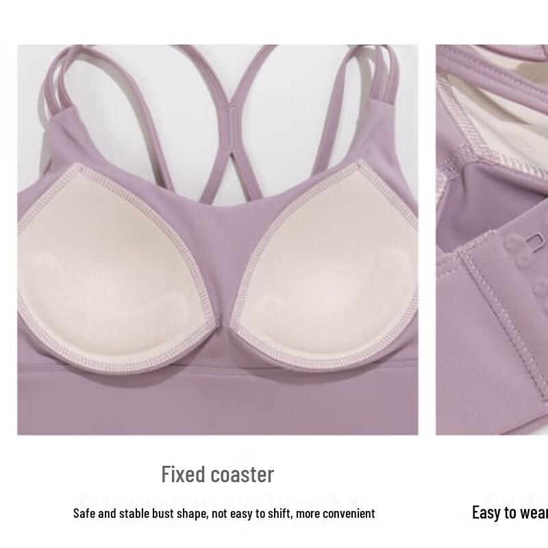 Junbie Sommer High-Impact Sport-BH mit Kreuzrücken