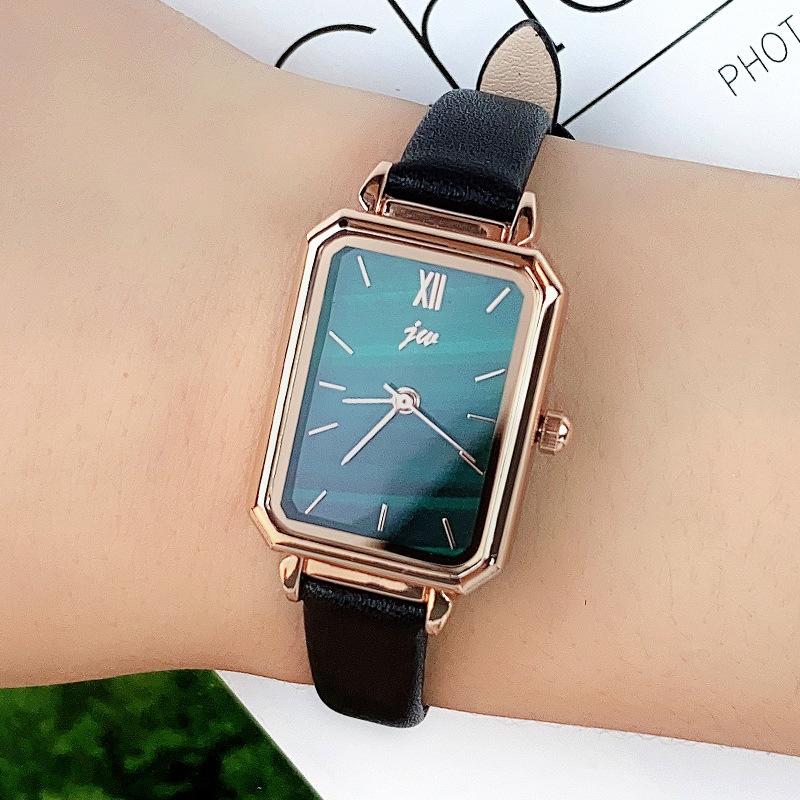 Jw Student Belt Watch Fashion And Premium Malachite Textured Women S Watch