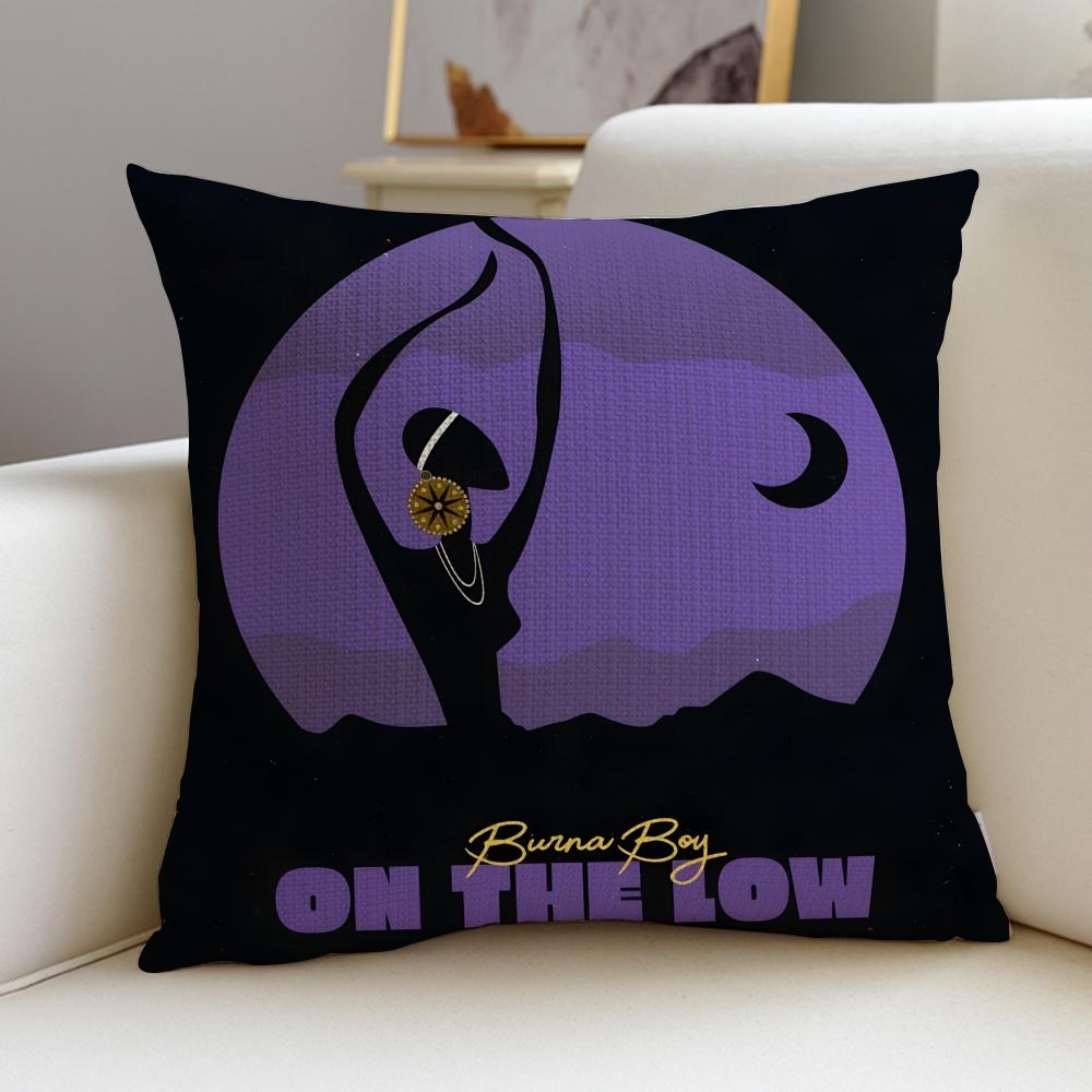 Afro BBurna BoyS Cushion Cover Pcs Linen Throw Pillow Covers X X Modern Home Decor