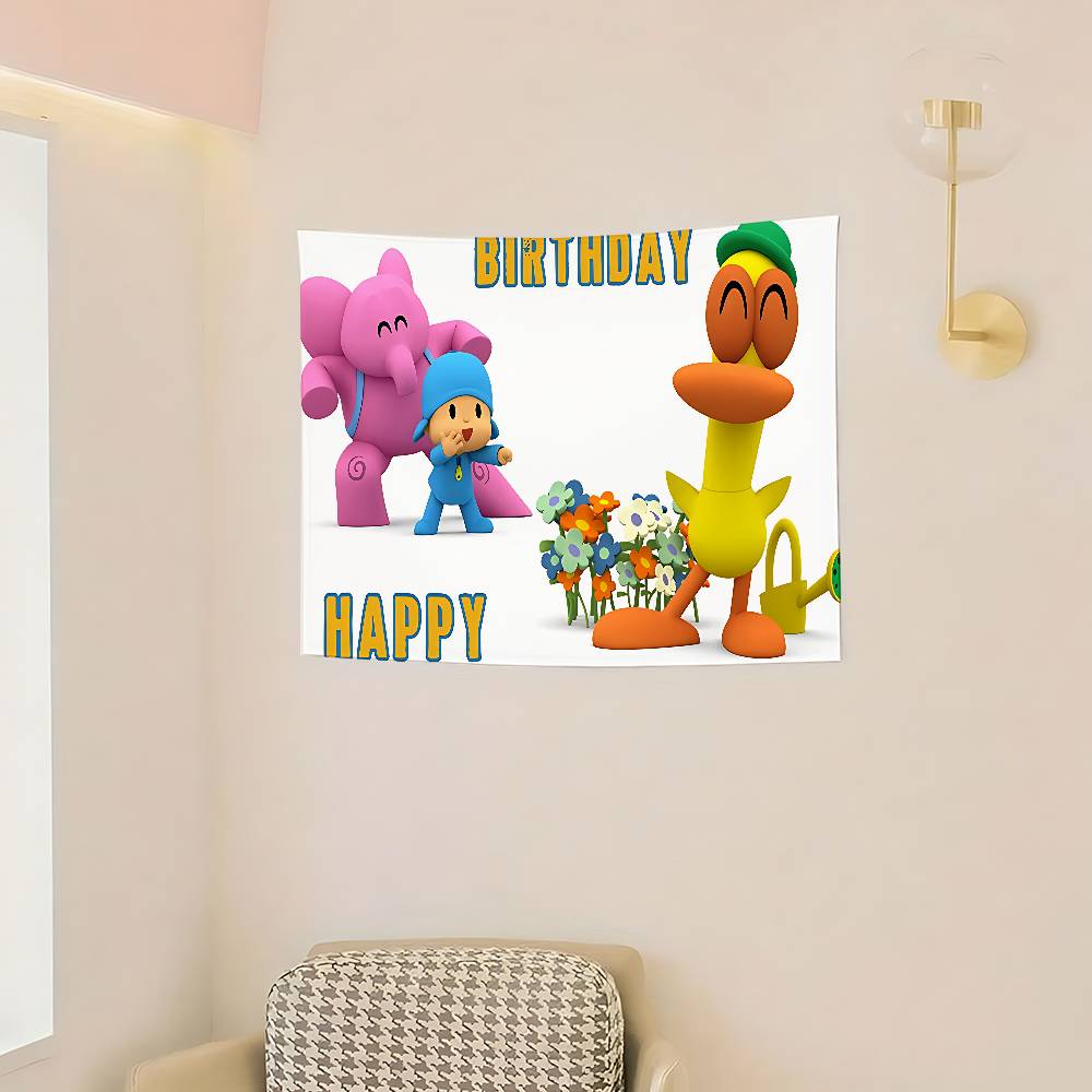 

PPocoyS Flags Personalized Items Flags For Bedrooms Home Funny 74x94cm(29x37in)