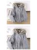 Maglione Invernale Zuoshan Diao da Uomo con Cappuccio e Collo in Pelliccia