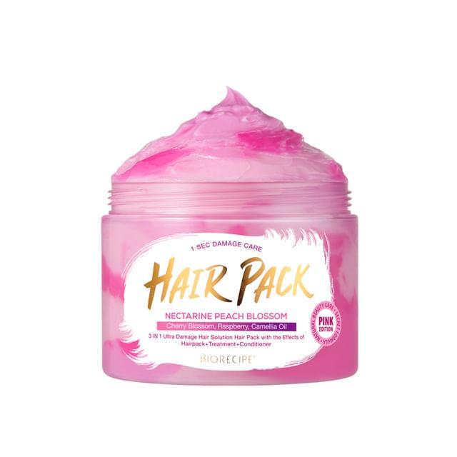 MACQUEEN - Biorecipe 1 Sec Damage Care Hair Pack Nectarine Peach Blossom 300g
