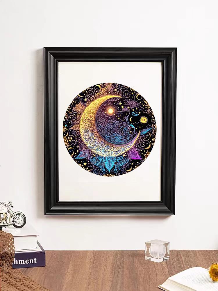 Non-Toxic Moon A3/A4/A5 Size Wood Jigsaw Puzzle With For Adults Children Not Common Shape A Gifts For Parent-Child Games And Family Fu