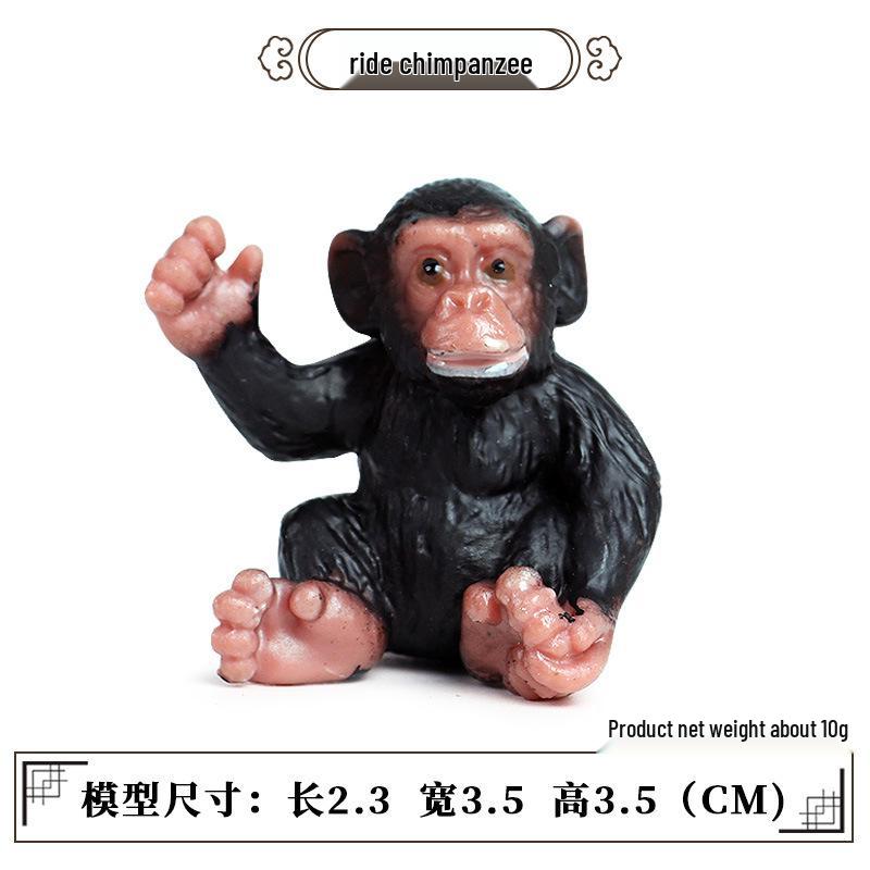 Cross-Border Children's Cognitive Animal Model: Gorilla, Monkey, Ape Toy Ornament