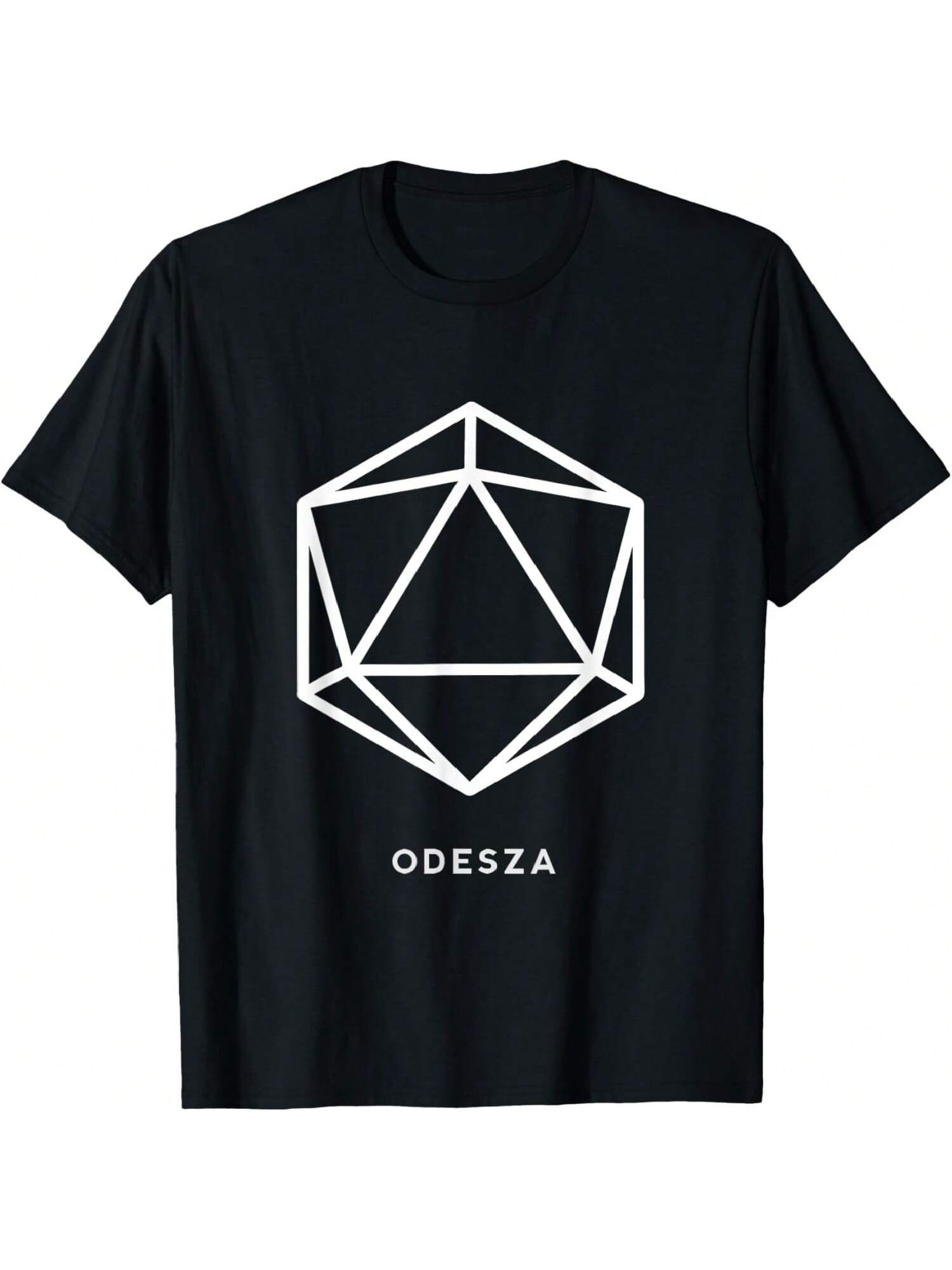 

ODESZA Odesza Band T-Shirt - Men s Classic Fit Black Geometric Short Sleeve T-Shirt - Small - Crew Neck - Pull On - 1 Count XXXXXL чёрный