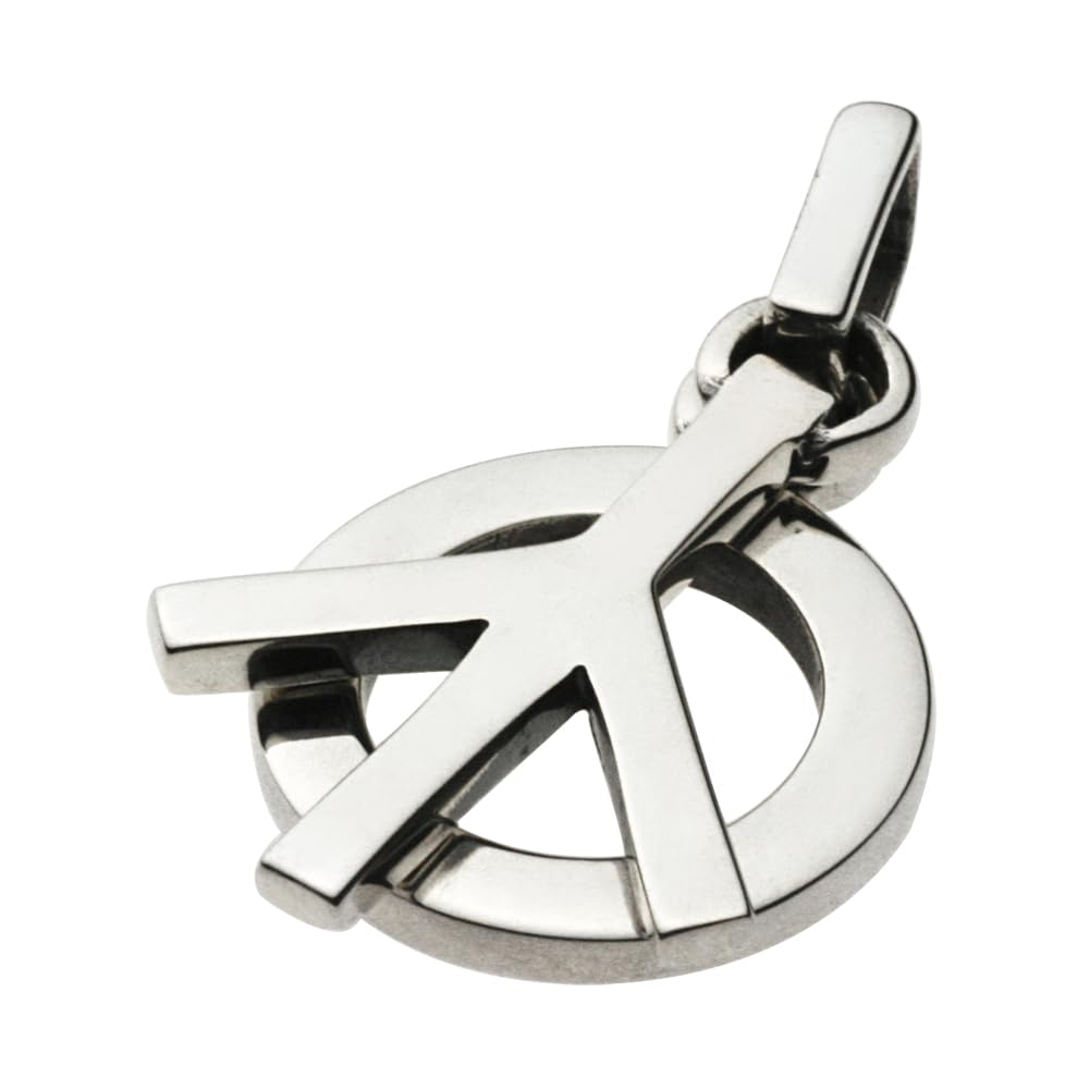 

[Cenote] Peace Mark Slide Pendant [Silver 925 Accessory] p0211
