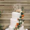 Mr & Mrs Cake Topper Wedding Cake Topper In Wood Perfect for Engagement Parties, Weddings, Bridal Showers, and Anniversaries