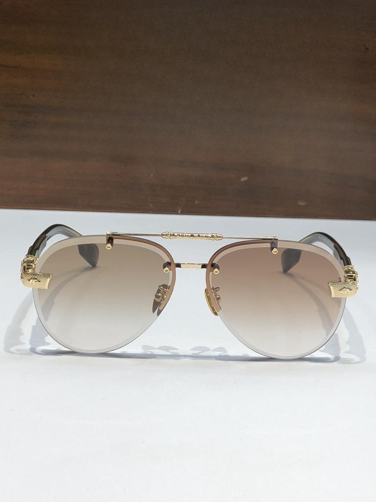 2025 New Fashion Trend Alloy Party Luxury Designer Sunglasses For Men And Women Holiday Black High-End Uv400 Sunglasses