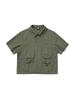 BBC EARTH [Jasper] Pocket Snap Short Sleeve Anorak_Khaki
