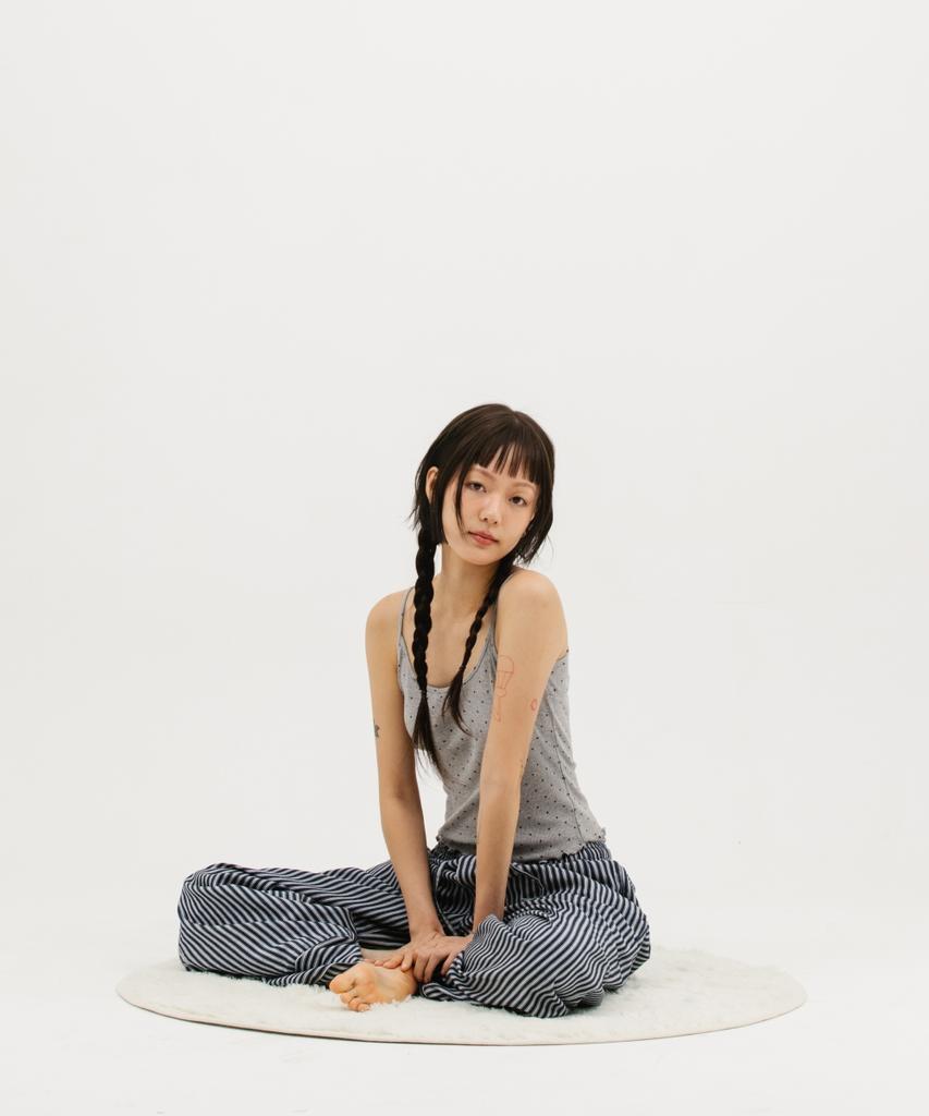 Met And Mel [Tobake] Stripe Pajamas Pants