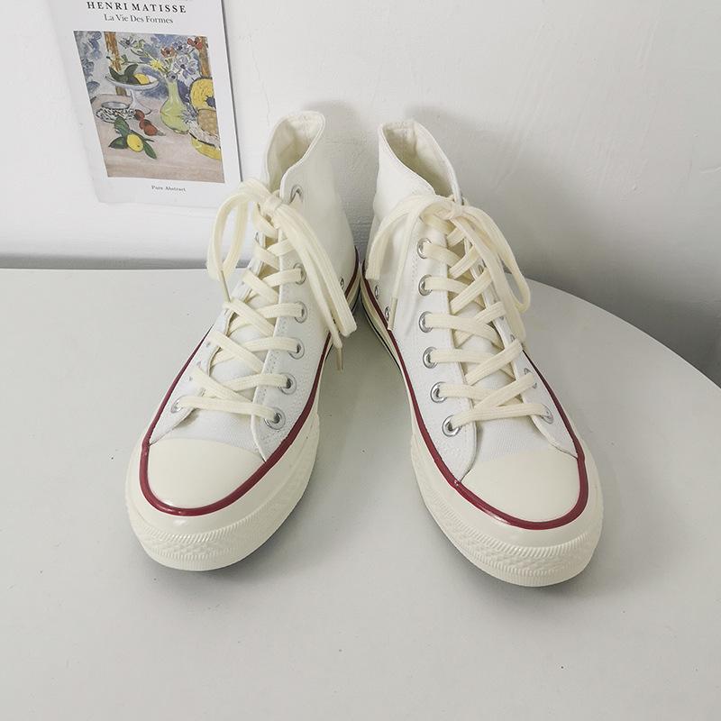 Canvas Shoes Female High-top Student Shoes Board Shoes 19