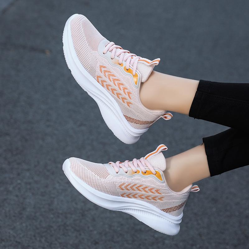 Fashion Women's Shoe Platform Breathable Casual Fitness Comfortable Sports Shoes Thick Sole Wear-resistant Anti Slip Running Shoes