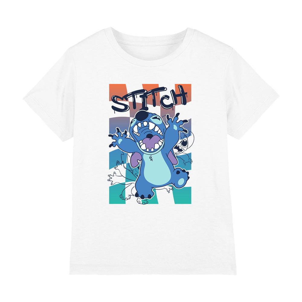 Lilo & Stitch Boys Checkered T-Shirt
