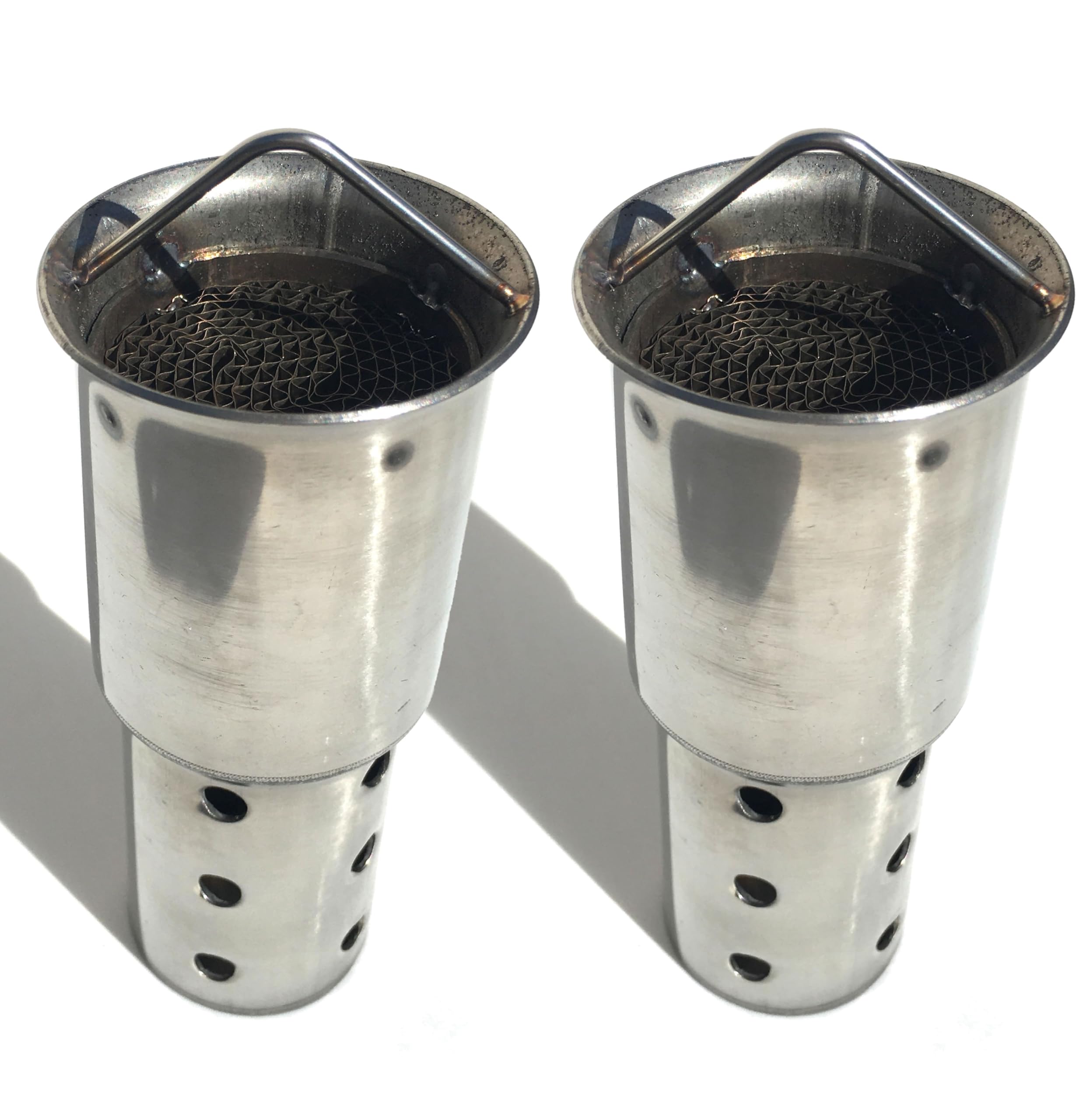 

Archnote Inner Silencer Baffle Muffler for Universal Silences Catalyst Stainless 2 Pieces x 50.8mm Motorcycles, Fit, Volume, Exhaust, Type, Steel,