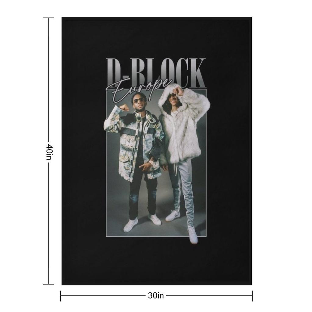 Men Women Best Merch D Block Europe Funny Men Fan Throw Blanket Soft Decorative Sofas Sofa Throw Bed linens Blankets