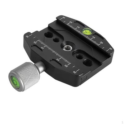 Pince pour trépied de caméra avec adaptateur de montage pour 2 niveaux à bulle