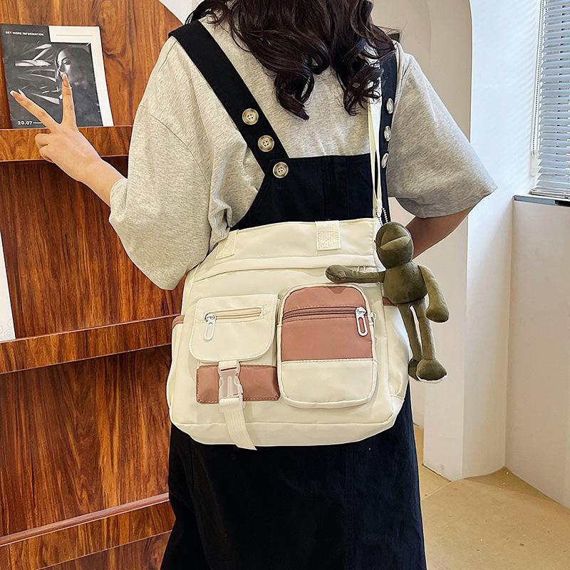 Torebka studencka o dużej pojemności, wszechstronna, na Instagram, modna, do klasy