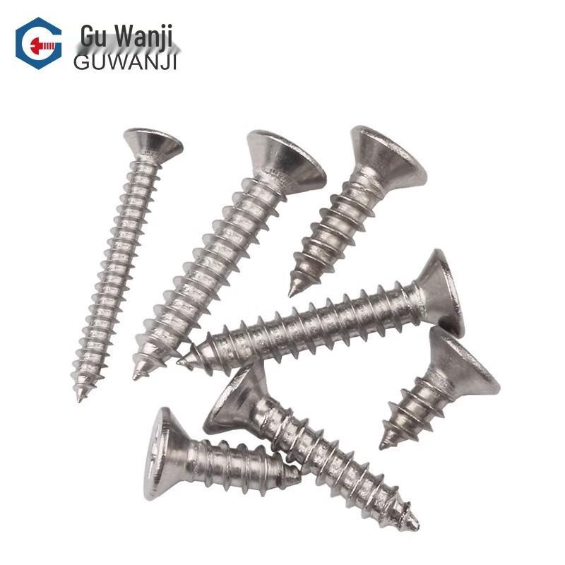 GUWANJI 304 Stainless Steel Phillips Flat Head Self-Tapping Screws