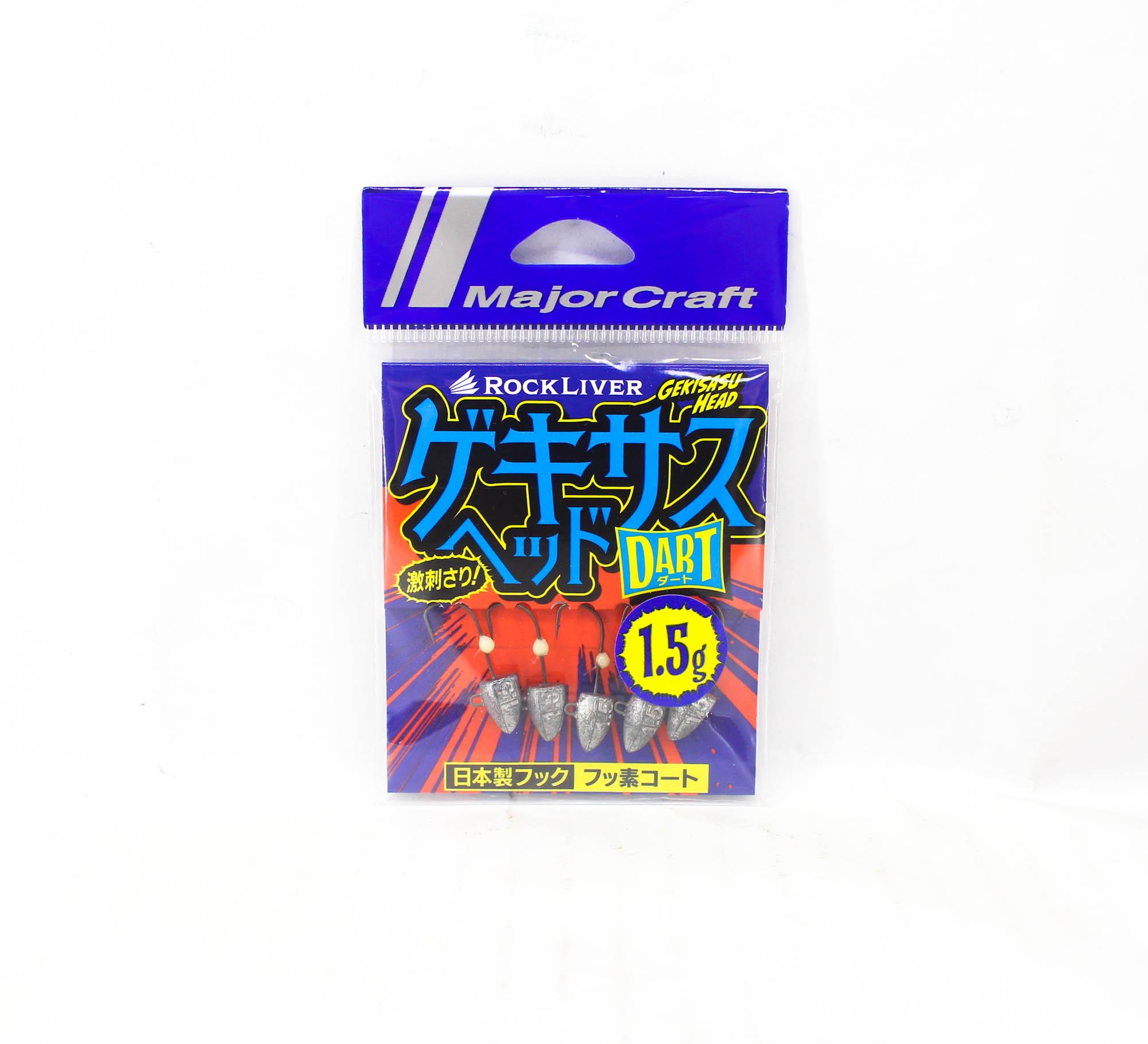 

Джиг-головка Major Craft Rock Liver Gekisasu GSHEAD-DRT-1,5 г 5 шт./упаковка (8146)
