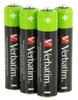 Verbatim 49514 Rechargeable Batteries NiMH AAA HR03 950mAh (4 pcs/Pack)