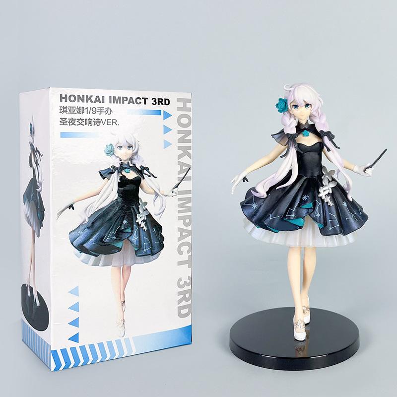 Honkai Impact 3rd Kiana Figure Symphony Of Holy Night Ver 1/9 Scale Beautiful Anime Girls Activity Collectible Model Designed For Anime Fans
