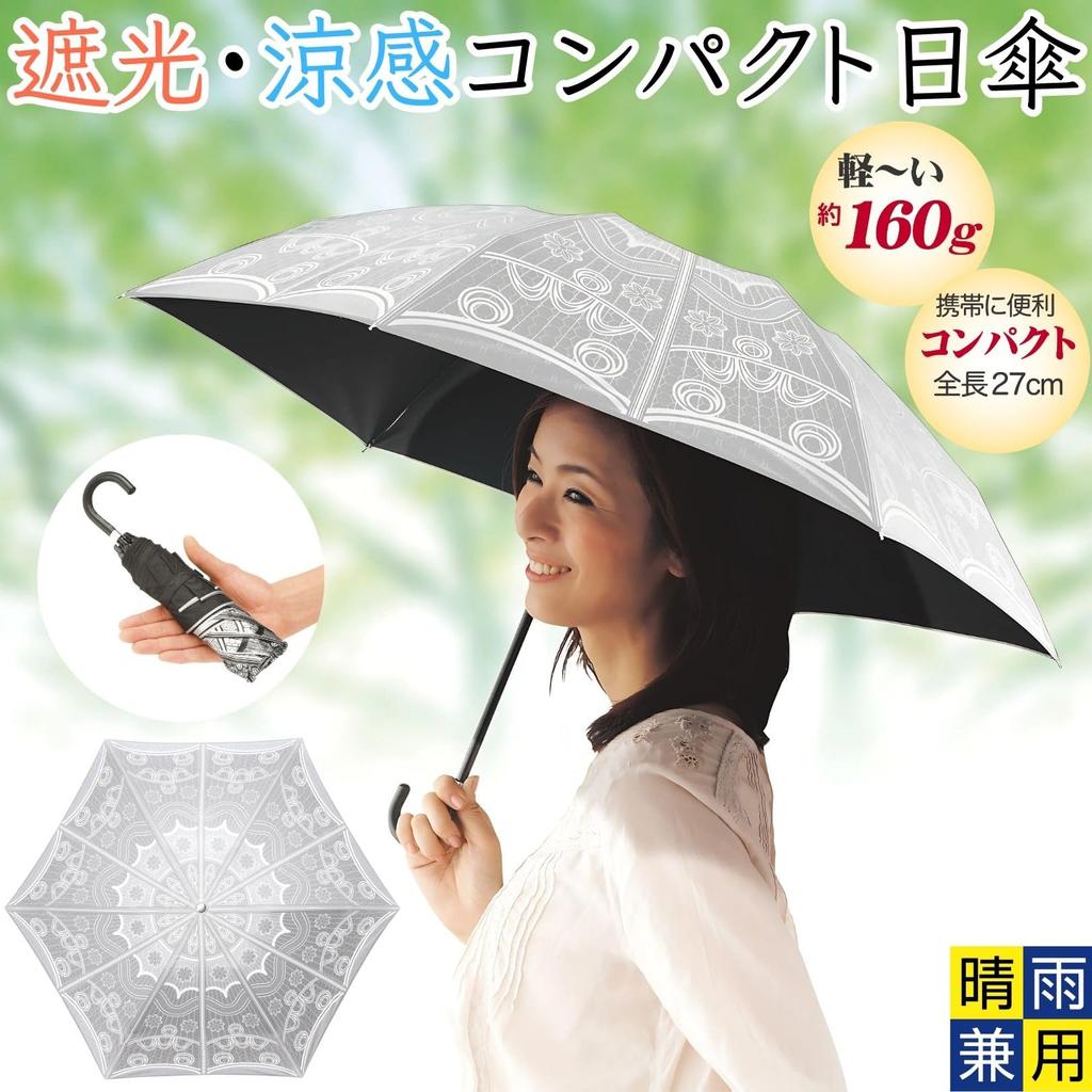 Compact Parasol with a Neat Lightweight Premium Light Blocking with Approximately Shading and UV Suitable for Both Sunny and Rainy Available In Black