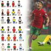 Colorful Football Star Wooden Minifigure Building Blocks Set For Kids With 50-100 Pieces