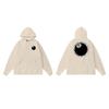 Felpa con cappuccio e stampa Stu Uomo Donna Inverno Calda Foderata in pile Oversize Casual Pullover