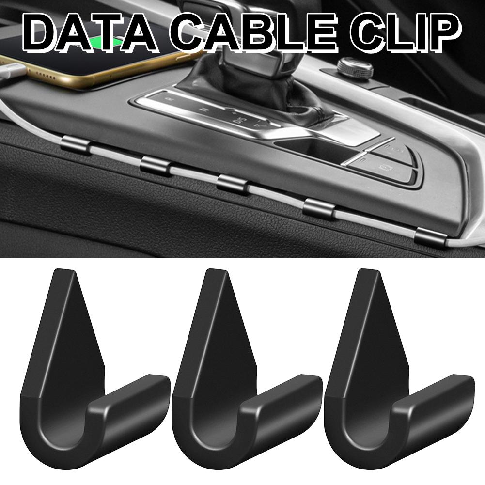 6/12pcs Car Data Cable Fixing Clip Navigation Car Charging Clip Cable Multifunctional Clip, And Organizing Truck Storage J3K7