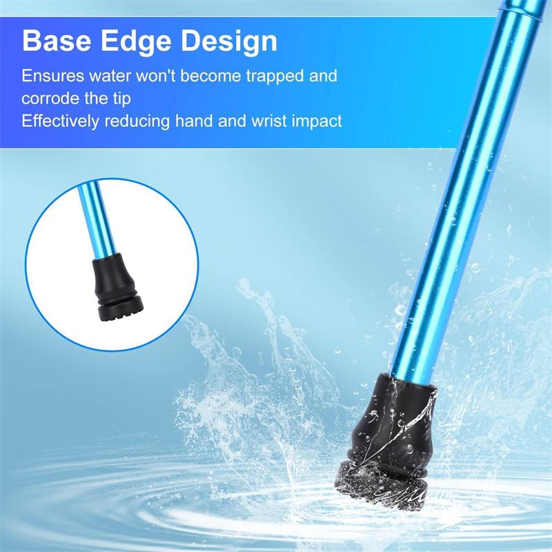 16-22mm antiderapante baston cârjă baston fund tampoane capac protector alpinism drumeții trekking pol vârf