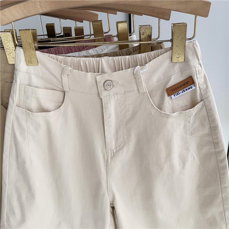 High-Waisted Women's Loose Denim Shorts: Summer 2026 Versatile Plus Size, Wide-Leg, Slimming, Elastic Casual Pants