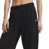 Women's Pants Under Armour Rival Casual Pants Women's Ultimate Black/White-008 Moderate Straight Fit Pants