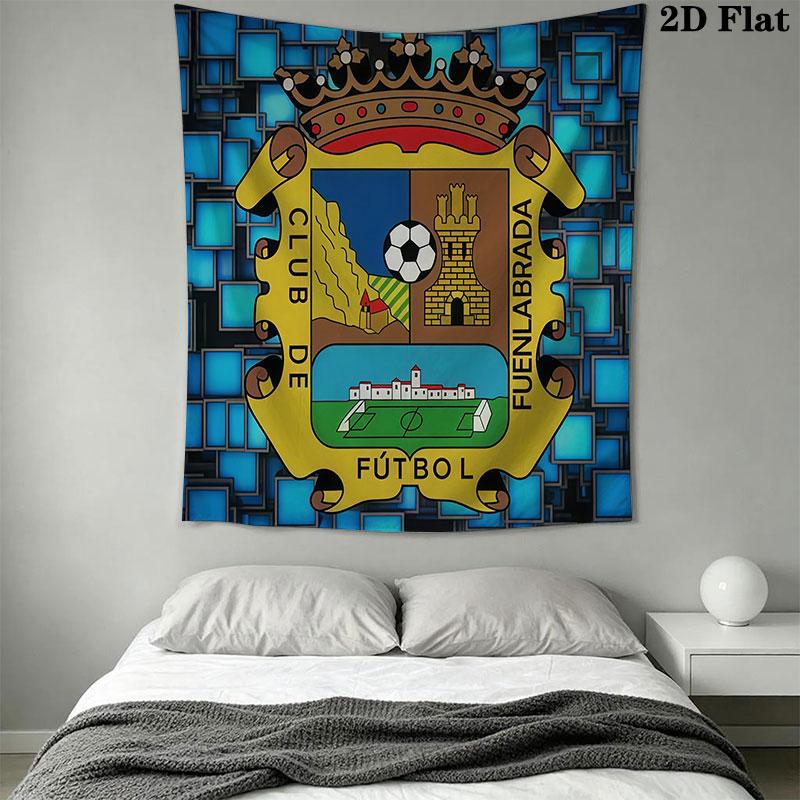 Fuenlabrada Wall Hanging Printed Fabric Blanket Decorative Tapestries for Bedroom Living Room Home Decor