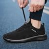 Light Men Sneakers Breathable Mesh Casual Shoes For Men Summer Sport Shoes For Running Shoes Black Slip On Knit Men Shoes Tennis
