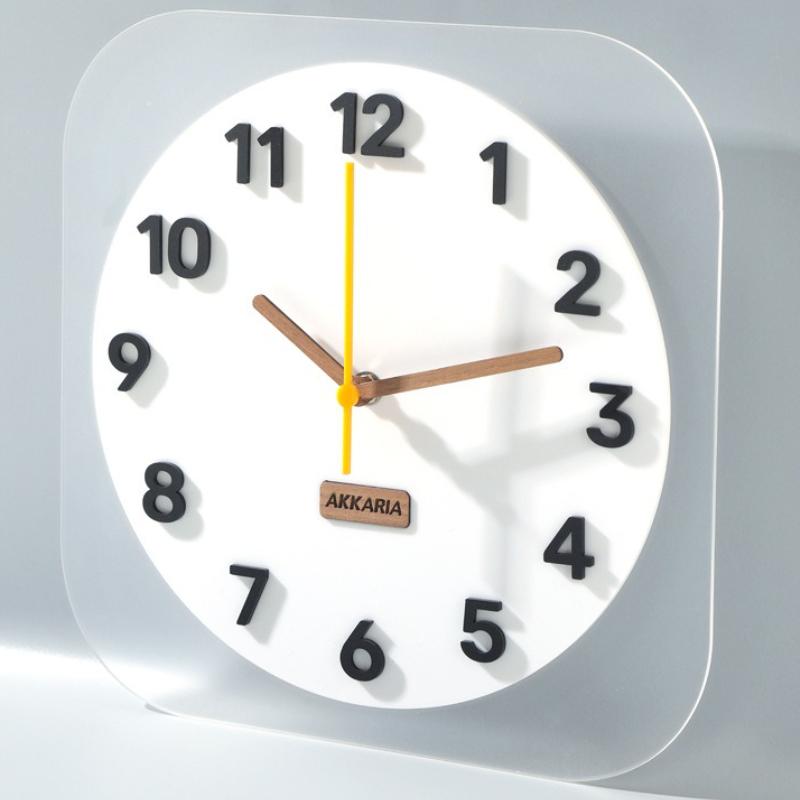 Modern Wall Clock Minimalist Creative Acrylic Wall Clocks Aesthetic Art Elegant Watches Home Living Room Decoration Ornaments