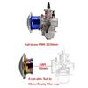 55MM Multicolor Motorcycle Carburetor Air Filter with Mesh Wind Cup For Keihin PWK 32mm 34mm