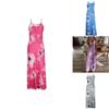 Women's Oversized Floral Printed Sleeveless Maxi Dress For Summer Holidays
